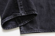 画像7: メキシコ製 Levi'sリーバイス 501 ブラック デニムパンツ w32 L30★07 (7)