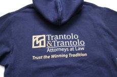 画像4: 00s RUSSELLラッセル Trantolo&Trantolo Attorneys at Law スウェット ジップパーカー 紺 XL (4)