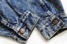 画像7: 80s USA製 Levi'sリーバイス 57514 ケミカルウォッシュ デニムジャケット 4ポケット ボーイズM★アシッド (7)