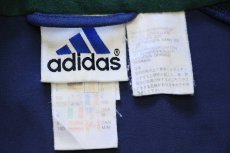 画像5: 90s adidasアディダス パフォーマンス ロゴ刺繍 マルチカラー 切り替え ベロア トラックジャケット M★ジャージ (5)