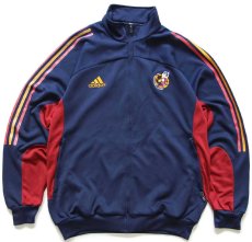 画像1: 00s adidasアディダス REAL FEDERACION ESPANOLA DE FUTBOL スペイン代表 刺繍 トラックジャケット M★ジャージ (1)