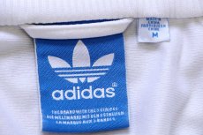 画像5: adidasアディダス CHILE62 トレフォイル ロゴ ツートン ハイネック トラックジャケット 白×青 M★ジャージ (5)