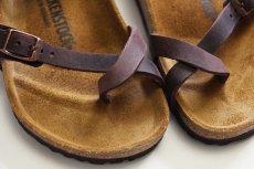 画像6: ドイツ製 BIRKENSTOCKビルケンシュトック Yara ヤラ レザー サンダル ダークブラウン 37/24 (6)