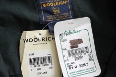 画像5: デッドストック★00s Woolrichウールリッチ 無地 コットンツイルシャツ 深緑 3XL★特大 (5)