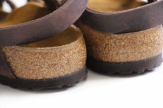 画像7: ドイツ製 BIRKENSTOCKビルケンシュトック Yara ヤラ レザー サンダル ダークブラウン 37/24 (7)