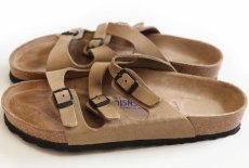 画像2: ドイツ製 BIRKENSTOCKビルケンシュトック Florida フロリダ サンダル ソフトフットベッド 薄茶 38/24.5 (2)