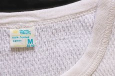 画像5: 70s JCPenney コットン サーマルシャツ ナチュラル M (5)