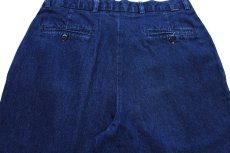 画像5: 00s DOCKERSドッカーズ ツータック デニム トラウザーズ w34 L32★Levi'sリーバイス (5)