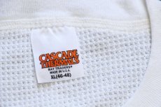 画像5: 90s USA製 CASCADE THERMALS サーマルシャツ ナチュラル (5)