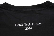 画像4: Hanes Appleアップル ロゴ GNCS Tech Forum 2016 コットン 長袖Tシャツ 黒 2XL★特大 (4)