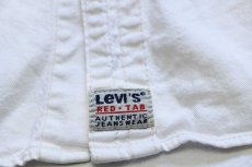 画像6: 90s Levi'sリーバイス カラーデニムシャツ 生成り L★02 (6)