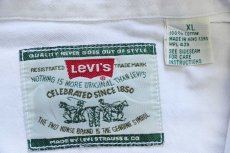 画像4: 90s Levi'sリーバイス ホワイト デニムシャツ XL★01 (4)