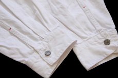 画像6: 90s Levi'sリーバイス ホワイト デニムシャツ XL★04 (6)