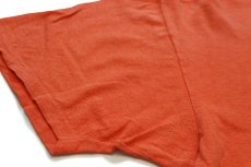 画像6: 70s USA製 Championチャンピオン WEBSTER GROVES STATESMEN コットンTシャツ オレンジ XL (6)