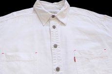 画像3: 90s Levi'sリーバイス ホワイト デニムシャツ XL★04 (3)