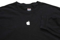 画像3: Hanes Appleアップル ロゴ GNCS Tech Forum 2016 コットン 長袖Tシャツ 黒 2XL★特大 (3)