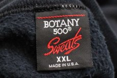 画像4: 90s USA製 BOTANY 500 無地 スウェット 黒 XXL★特大 (4)