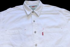 画像3: 90s Levi'sリーバイス ホワイト デニムシャツ L★09 (3)