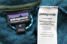 画像4: patagoniaパタゴニア オーガニックコットン キルティング スナップT ブルーグリーン M (4)