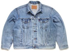 画像1: 90s Levi'sリーバイス 70503 デニムジャケット 4ポケット XL★A ユーロ (1)