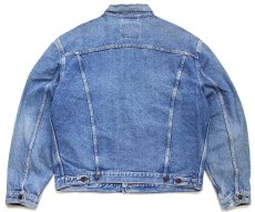 画像2: 80s イタリア製 Levi'sリーバイス 70503 ダメージ デニムジャケット 4ポケット XL★B ユーロ (2)