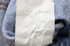 画像5: 80s イタリア製 Levi'sリーバイス 70503 ダメージ デニムジャケット 4ポケット XL★B ユーロ (5)