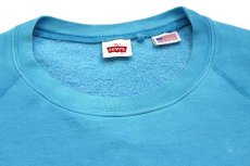 画像5: USA製 Levi'sリーバイス サドルマン スウェット 水色 XL (5)