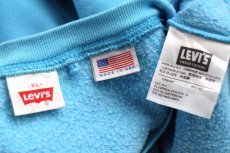 画像4: USA製 Levi'sリーバイス サドルマン スウェット 水色 XL (4)