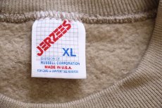 画像4: 90s USA製 JERZEES 無地 スウェット グレーベージュ XL (4)