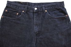 画像4: 00s USA製 Levi'sリーバイス 550 ブラック デニムパンツ w34 L30★169 (4)