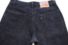 画像5: 00s USA製 Levi'sリーバイス 550 ブラック デニムパンツ w34 L30★169 (5)