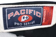 画像6: PACIFIC PRO SERIES R刺繍 ツートン 切り替え アクリル×ウール ベースボールキャップ 黒×赤 (6)