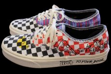 画像2: VANSバンズ×STRANGER THINGS Surfer Boy Pizza チェッカーフラッグ AUTHENTICオーセンティック 8/26cm★スニーカー (2)