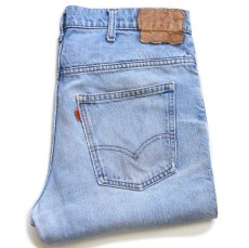 画像1: 70s USA製 Levi'sリーバイス 519 ペンキ飛び デニムパンツ w34 L31 (1)