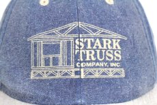 画像5: STARK TRUSS COMPANY,INC. ツートン 切り替え コットンキャップ ブルー×ライトグレー (5)