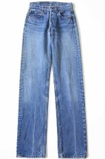 画像2: 80s USA製 Levi'sリーバイス 501 デニムパンツ ヒゲ w27 (2)