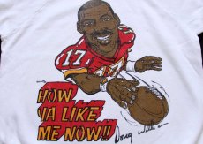 画像3: 80s USA製 NFL Washington REDSKINS Doug Williams アメフト スウェット 白 XL (3)