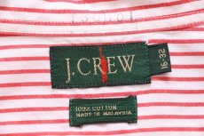 画像4: 90s J.CREW ストライプ ボタンダウン コットンシャツ 赤×白 16 (4)