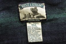 画像4: FIELD&STREAM オンブレチェック コットン フランネルシャツ 緑×黒 XL-T (4)