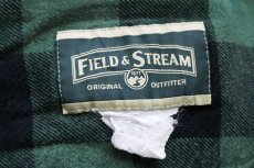 画像4: FIELD&STREAM バッファローチェック コットン フランネルシャツ 緑×黒 (4)