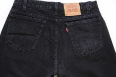 画像5: 90s USA製 Levi'sリーバイス 550 ブラック デニムパンツ w36 L30★168 (5)