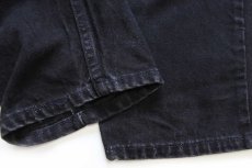 画像8: 90s USA製 Levi'sリーバイス 550 ブラック デニムパンツ w36 L30★168 (8)