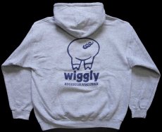 画像2: piggly wiggly マスコット 両面プリント スウェットパーカー 杢グレー L (2)