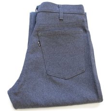 画像1: 80s USA製 Levi'sリーバイス 517 ポリエステルパンツ 杢グレー w32 L32★145 スタプレ (1)