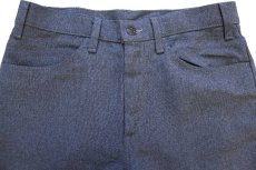 画像4: 80s USA製 Levi'sリーバイス 517 ポリエステルパンツ 杢グレー w32 L32★145 スタプレ (4)