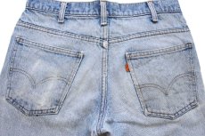 画像5: 80s USA製 Levi'sリーバイス 684 ペンキ飛び デニムパンツ w32★ベルボトム ビッグベル (5)