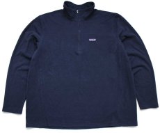 画像1: patagoniaパタゴニア Micro D ハイネック ハーフジップ プルオーバー インナー フリース NENA XXL★特大 (1)