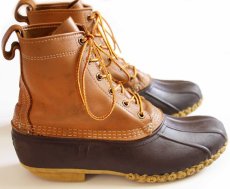 画像3: USA製 L.L.Bean 6ホール ビーンブーツ タン×ブラウン 9M (3)