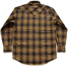 画像2: 00s メキシコ製 PENDLETONペンドルトン CANYON SHIRT オンブレチェック ウール ウエスタンシャツ M (2)