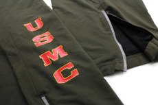 画像8: 00s USA製 米軍 U.S.MARINES new balanceニューバランス RUNNING SUIT ナイロンパンツ オリーブ L-L★IPFU (8)